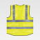 Chaleco reflectante alta visibilidad ligero unisex HVTT20. Color amarillo a. V..