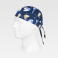 Bandana sanitaria M863. Color estampado variado/azul celeste.