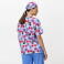 Bandana sanitaria M866. Color estampado variado/azul celeste.