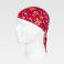 Bandana sanitaria M868. Color estampado variado/negro.