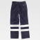 Pantalón alta visibilidad multibolsillos unisex S7016. Color azul marino.