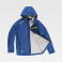 Chaqueta softshell con capucha unisex S7820. Color azul acero.