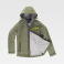 Chaqueta softshell con capucha unisex S7820. Color verde oliva.