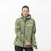 Chaqueta softshell con capucha unisex S7820. Color verde oliva.