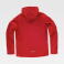 Chaqueta softshell con capucha unisex S7820. Color rojo oscuro.