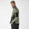Chaqueta softshell combinada unisex S7825. Color verde oliva/negro.