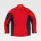 Chaqueta softshell combinada unisex S7825. Color rojo oscuro/negro.