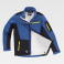 Chaqueta softshell combinada unisex S7825. Color azul acero/negro.