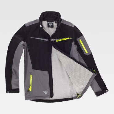 Chaqueta softshell combinada unisex S7825