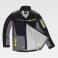 Chaqueta softshell combinada unisex S7825. Color negro/gris.