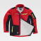 Chaqueta softshell combinada unisex S7825. Color rojo oscuro/negro.