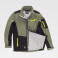 Chaqueta softshell combinada unisex S7825. Color verde oliva/negro.