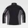 Chaqueta softshell combinada unisex S7825. Color negro/gris.