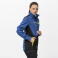 Chaqueta softshell combinada unisex S7825. Color azul acero/negro.