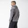 Chaqueta softshell con capucha reciclada unisex S7830. Color gris/negro/rojo a. V..