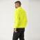 Chaqueta softshell alta visibilidad unisex S7835. Color amarillo fluor.