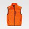 Chaleco reflectante alta visibilidad acolchado combinado unisex S7840. Color naranja fluor.