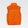 Chaleco reflectante alta visibilidad acolchado combinado unisex S7840. Color naranja fluor.