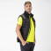 Chaleco reflectante alta visibilidad acolchado combinado unisex S7840. Color negro.