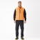 Chaleco reflectante alta visibilidad acolchado combinado unisex S7840. Color naranja fluor.