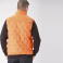 Chaleco reflectante alta visibilidad acolchado combinado unisex S7840. Color naranja fluor.