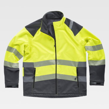 Chaqueta softshell alta visibilidad unisex S9201