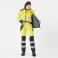 Chaqueta softshell alta visibilidad unisex S9201. Color amarillo a. V./gris oscuro.