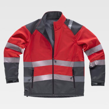 Chaqueta softshell alta visibilidad combinada unisex S9202
