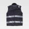 Chaleco softshell alta visibilidad unisex S9233. Color negro.
