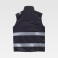 Chaleco softshell alta visibilidad unisex S9233. Color negro.