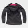 Chaqueta softshell con capucha combinada mujer S9494. Color negro/rosa rosa.