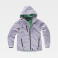 Chaqueta softshell con capucha combinada mujer S9494. Color lila/verde menta.