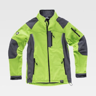 Chaqueta softshell laboral combinada unisex S9495