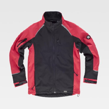 Chaqueta softshell laboral combinada unisex S9498