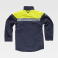Chaqueta softshell alta visibilidad combinada unisex S9505. Color azul marino/amarillo a. V..