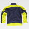 Chaqueta softshell alta visibilidad unisex S9510. Color azul marino/amarillo a. V..