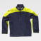 Chaqueta softshell alta visibilidad unisex S9510. Color azul marino/amarillo a. V..