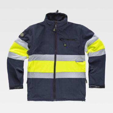 Chaqueta softshell alta visibilidad combinada unisex S9520