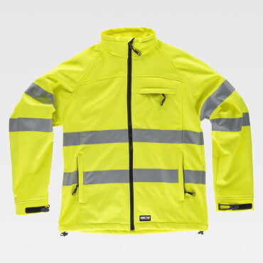 Chaqueta softshell alta visibilidad unisex S9535