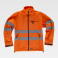 Chaqueta softshell alta visibilidad unisex S9535. Color naranja a. V..