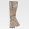 Pantal&oacute;n de trabajo multibolsillos unisex S9885. Color marrón beige.