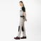 Pantalón de trabajo multibolsillos unisex WF1052. Color gris claro/negro.