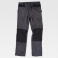 Pantalón de trabajo multibolsillos unisex WF1052. Color gris oscuro/negro.