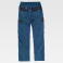Pantalón de trabajo unisex WF2650. Color azul azafata/negro.