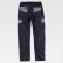 Pantalón de trabajo unisex WF2650. Color negro/gris.