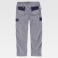 Pantalón de trabajo unisex WF2650. Color gris/azul marino.