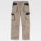 Pantalón de trabajo unisex WF2650. Color marrón beige/negro.