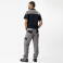 Pantalón de trabajo unisex WF2650. Color gris/azul marino.
