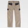 Pantalón de trabajo unisex WF2650. Color marrón beige/negro.