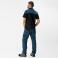 Pantalón de trabajo unisex WF2650. Color azul azafata/negro.